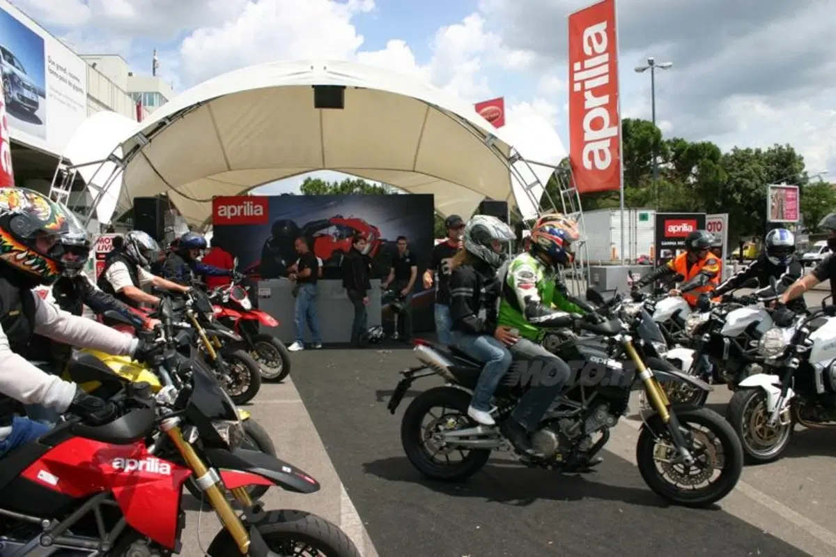 Test ride Aprilia e Moto Guzzi