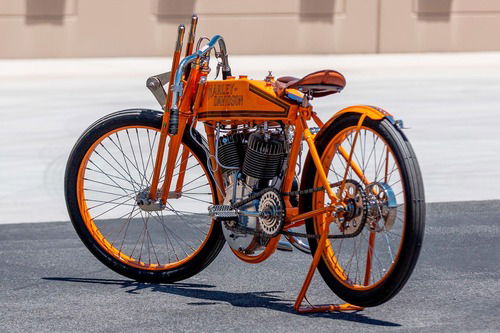 Harley-Davidson 11K 1915, la prima moto da corsa H-D all'asta (5)