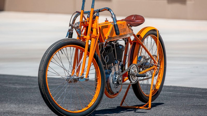 Harley-Davidson 11K 1915, la prima moto da corsa H-D all&#039;asta