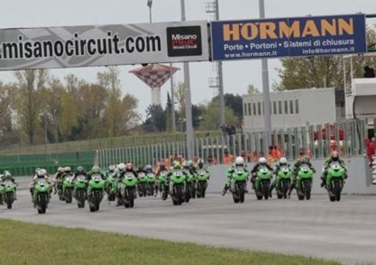 I trofei Kawasaki a Misano