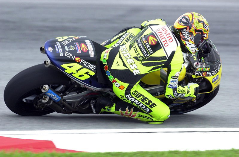 Rossi sulla Honda NSR 500