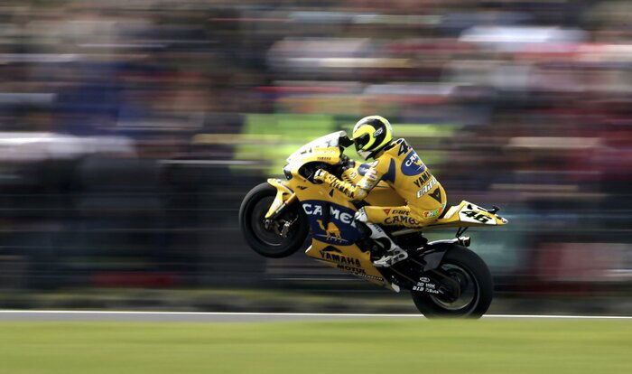 Rossi sulla Yamaha-Camel 2006