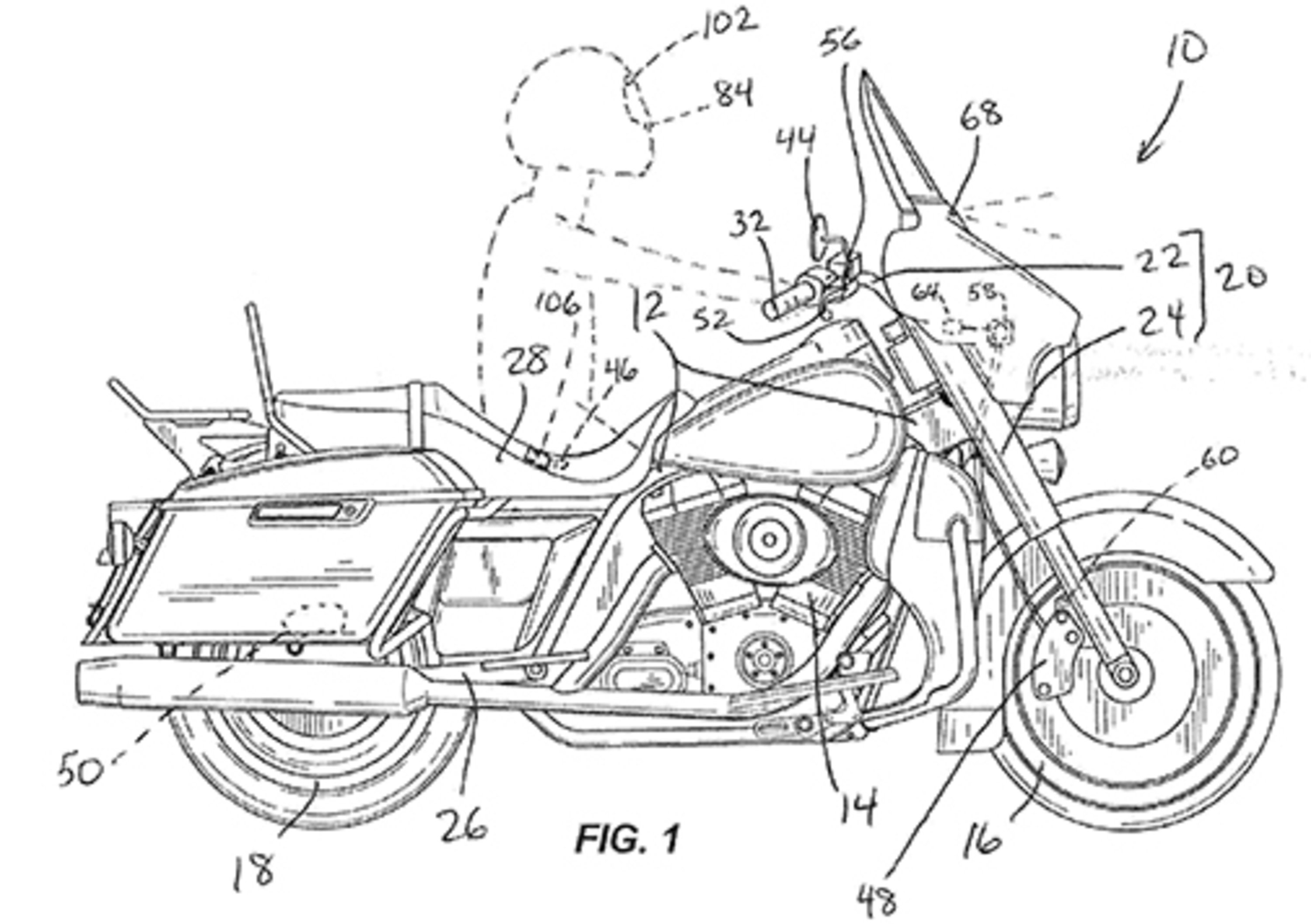 Harley-Davidson: un brevetto per la frenata autonoma