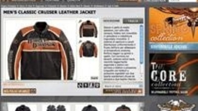 Nasce il minisito della collezione Harley MotorClothes