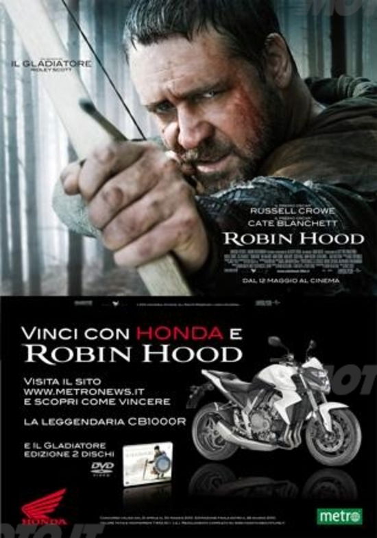  Al via il concorso “Vinci con Honda e Robin Hood”