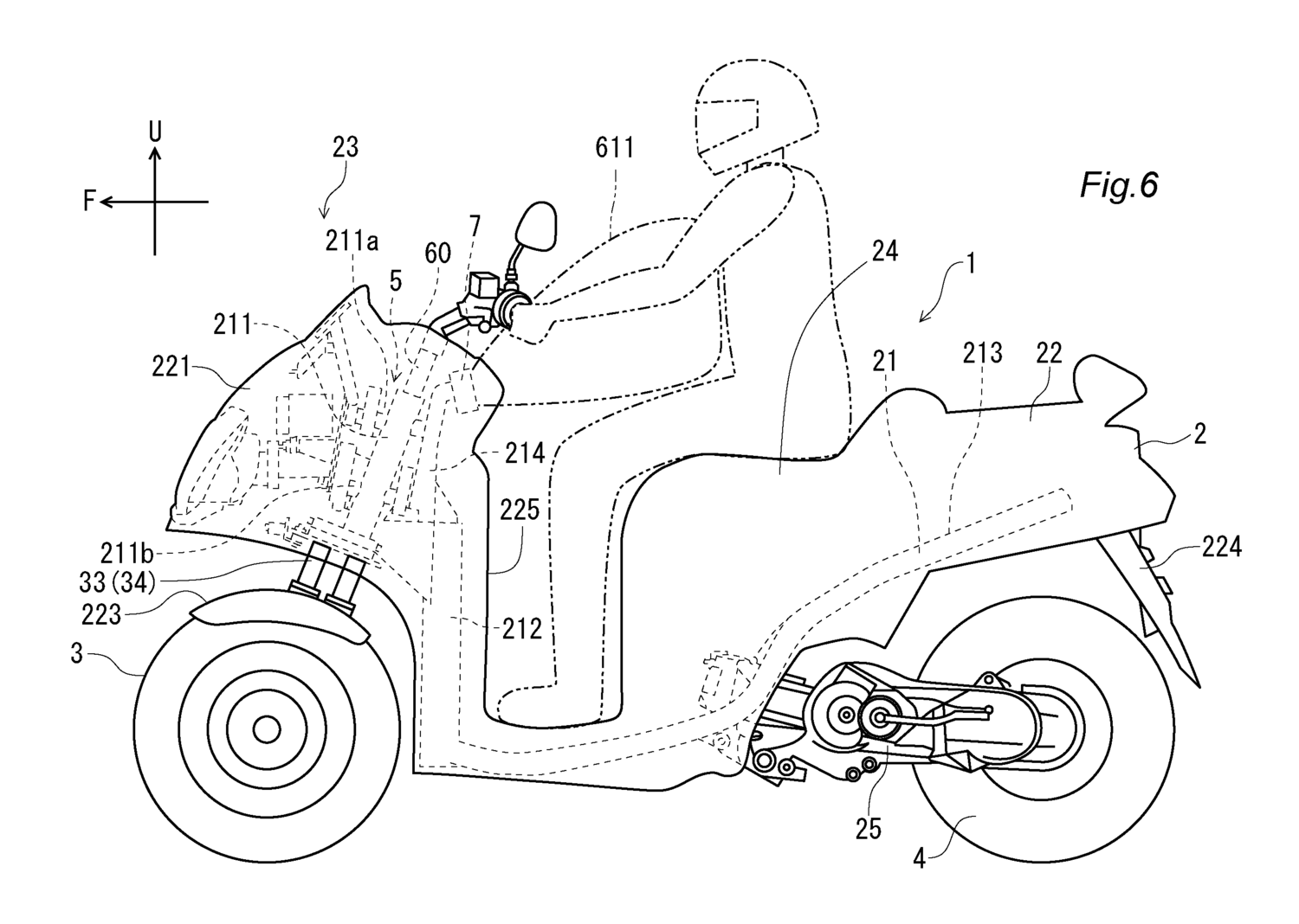 L’Airbag per scooter e i brevetti Yamaha