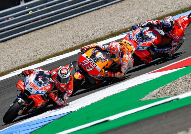 Marquez, Dovizioso e Lorenzo: un triangolo affascinante