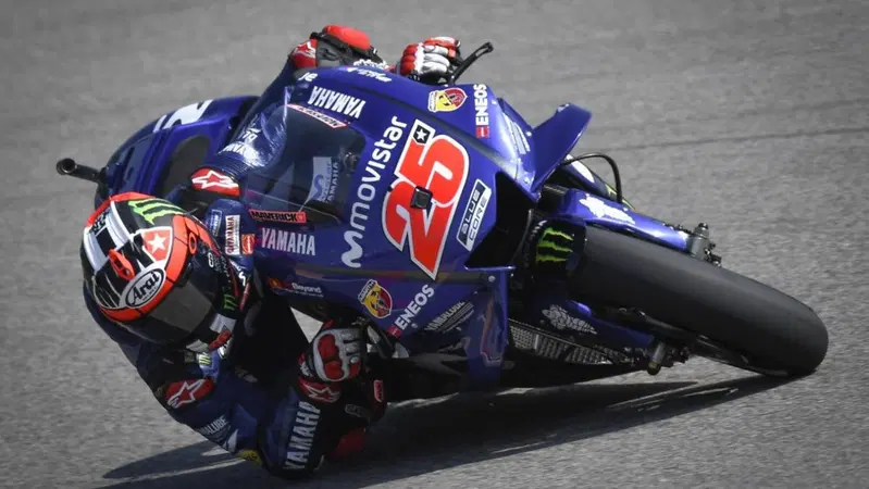 MotoGP 2018. Vinales in testa nelle FP1 a Silverstone