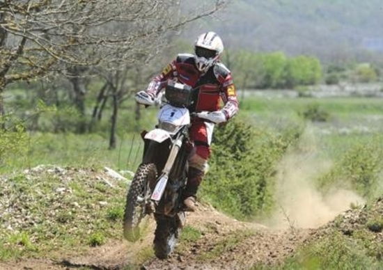 Il team CF Racing Husqvarna, con Mancini al Rally d'Abruzzo