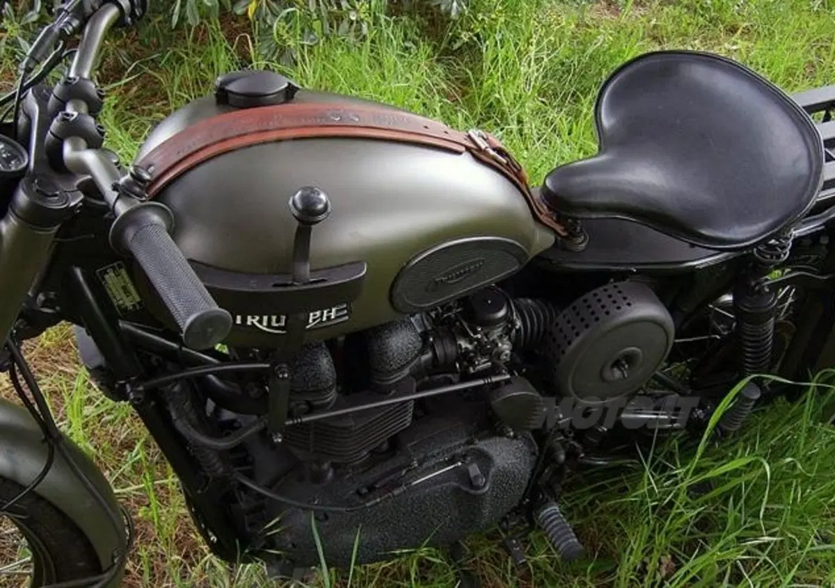 Triumph Bonneville "La grande fuga" 