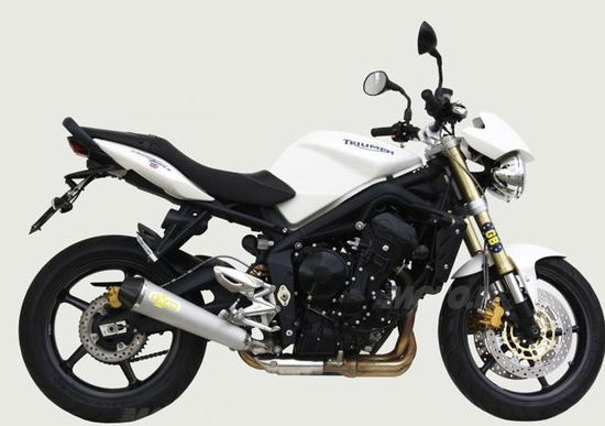 Exan, scarichi conici e ovali per Triumph Street Triple