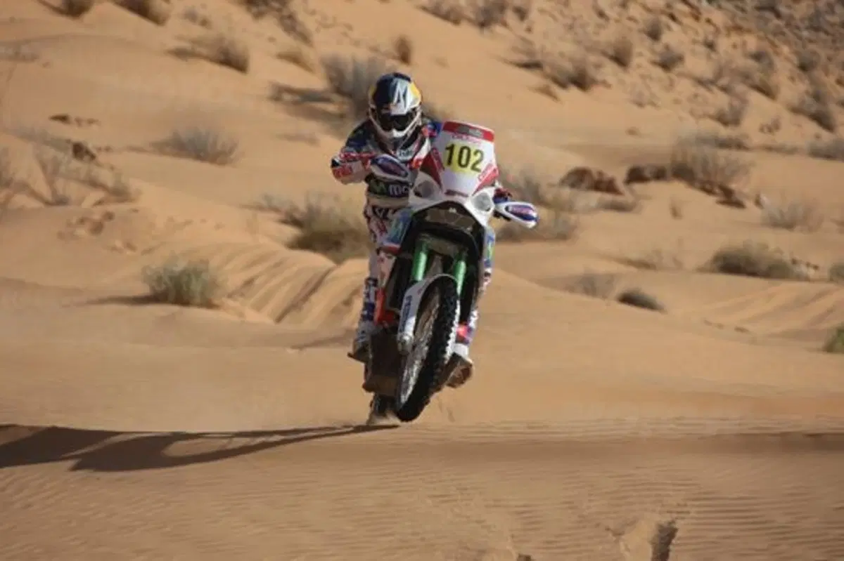 L’Aprilia RXV 4.5 vince il Rally di Tunisia con “Chaleco” Lopez