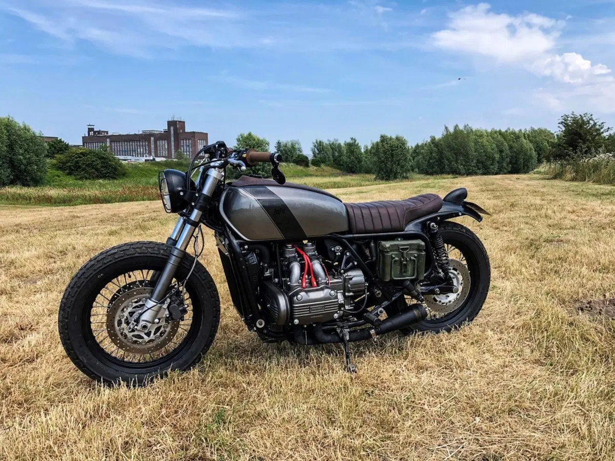 Mick Doohan a Glemseck con una Honda CB1000R