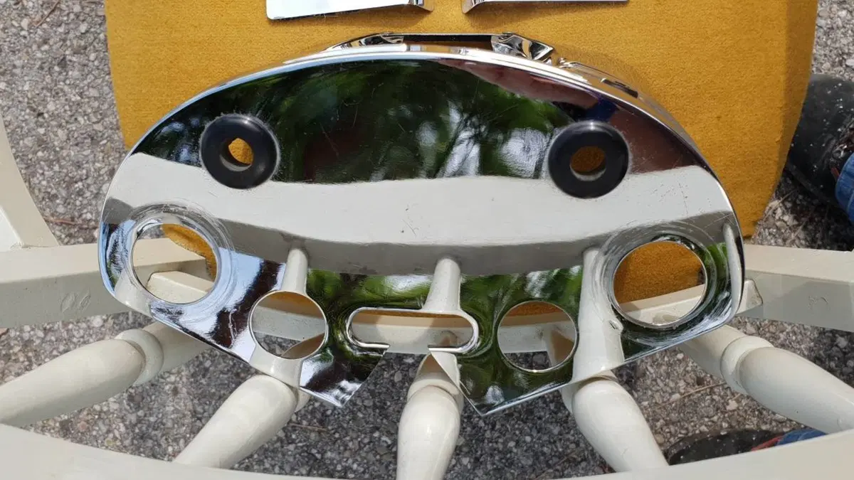Coperchio cromato forcelle Harley Sportster K 58 Harley-Davidson (5)