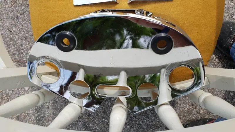 Coperchio cromato forcelle Harley Sportster K 58 Harley-Davidson (5)