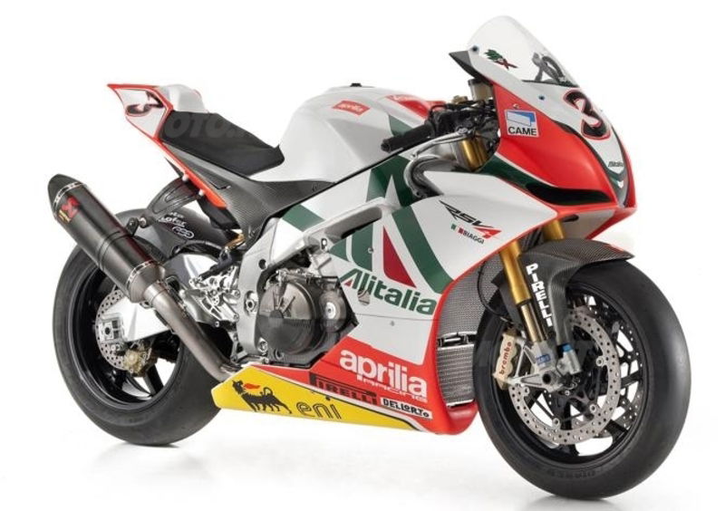 Debutta l&#039;Aprilia Racing RSV4 Biaggi Replica