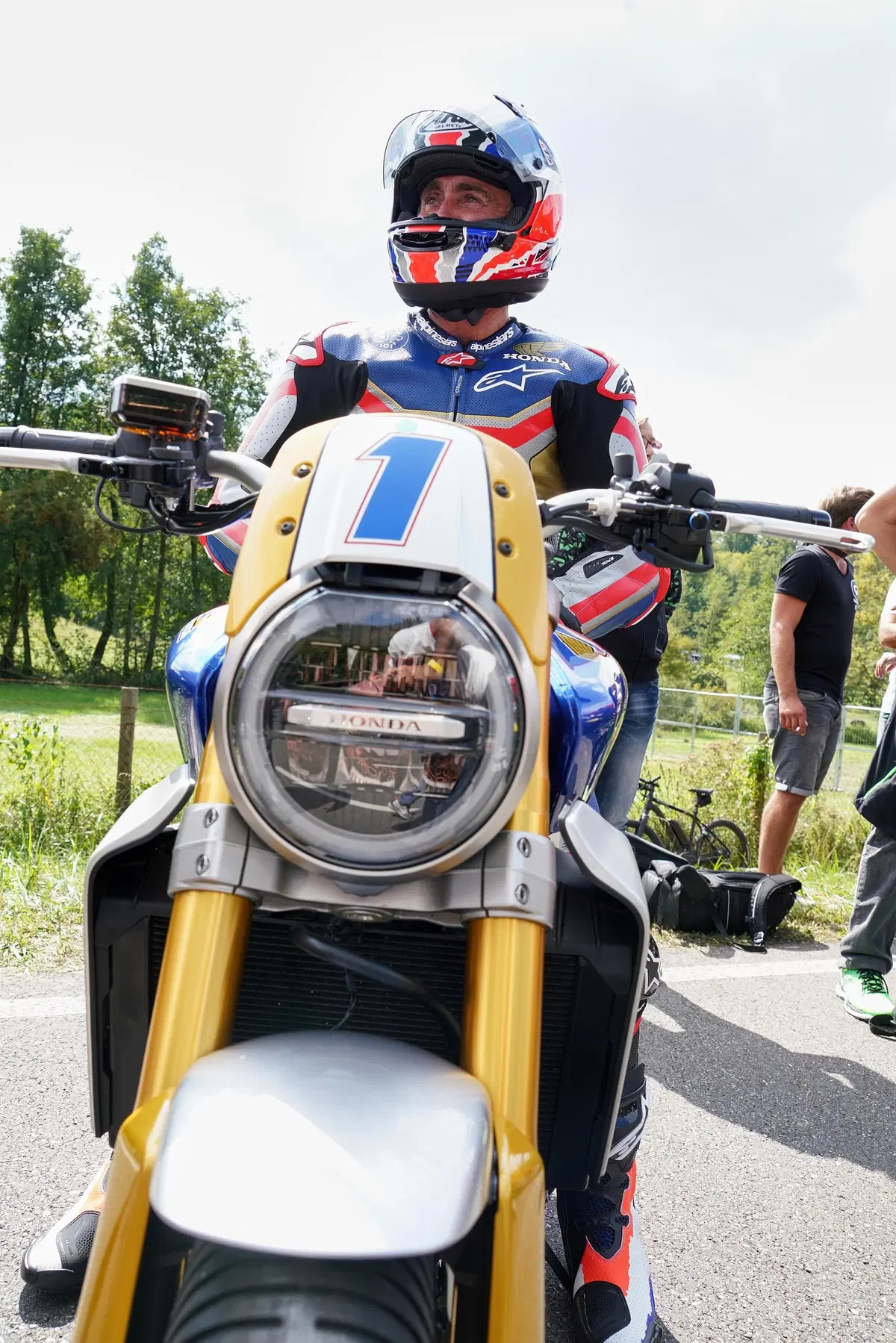 Mick Doohan a Glemseck con una Honda CB1000R (27)