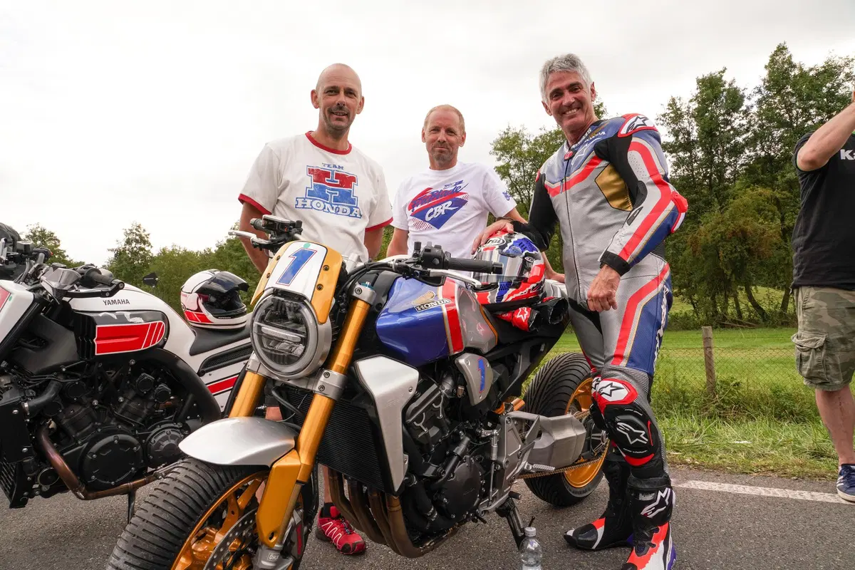 Mick Doohan a Glemseck con una Honda CB1000R (43)