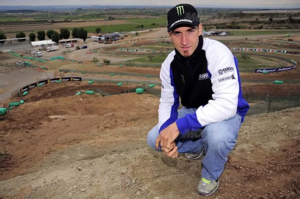 Philippaerts spiega la pista di Bellpuig