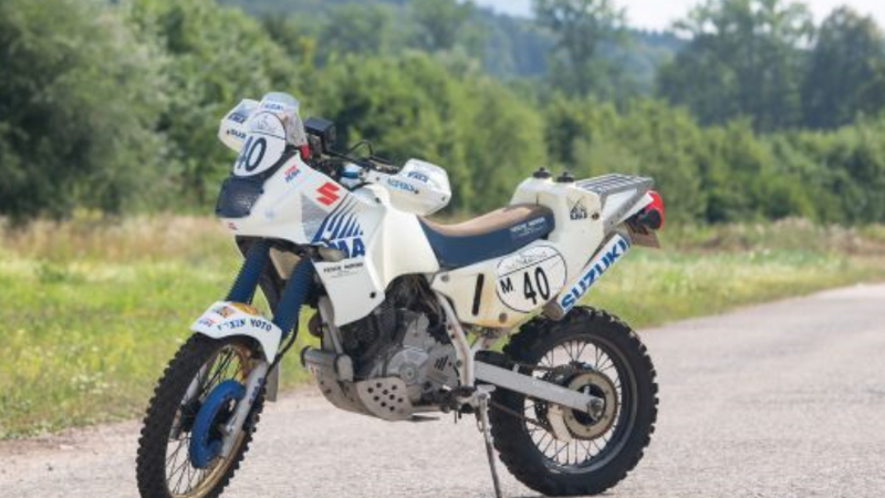 Parigi &ndash; Dakar, all&rsquo;asta la Suzuki DR650 di Gilles Francru