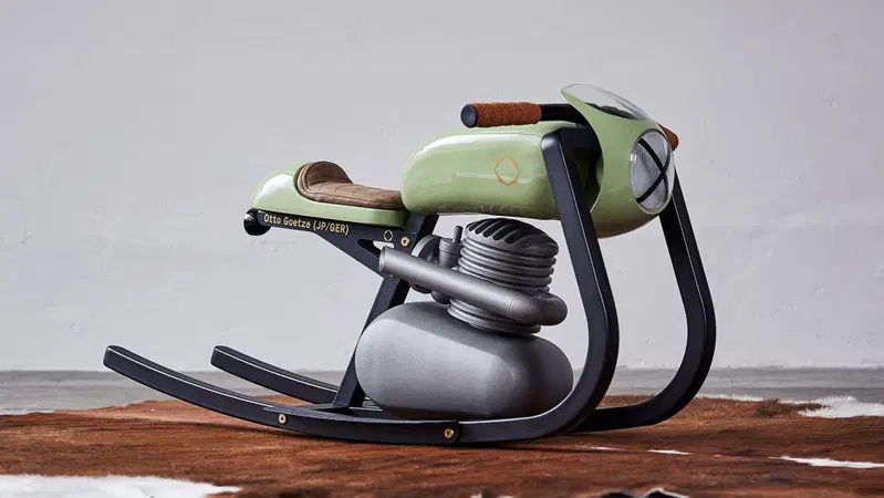 Moto a dondolo, il "cavallino" per i motociclisti di domani