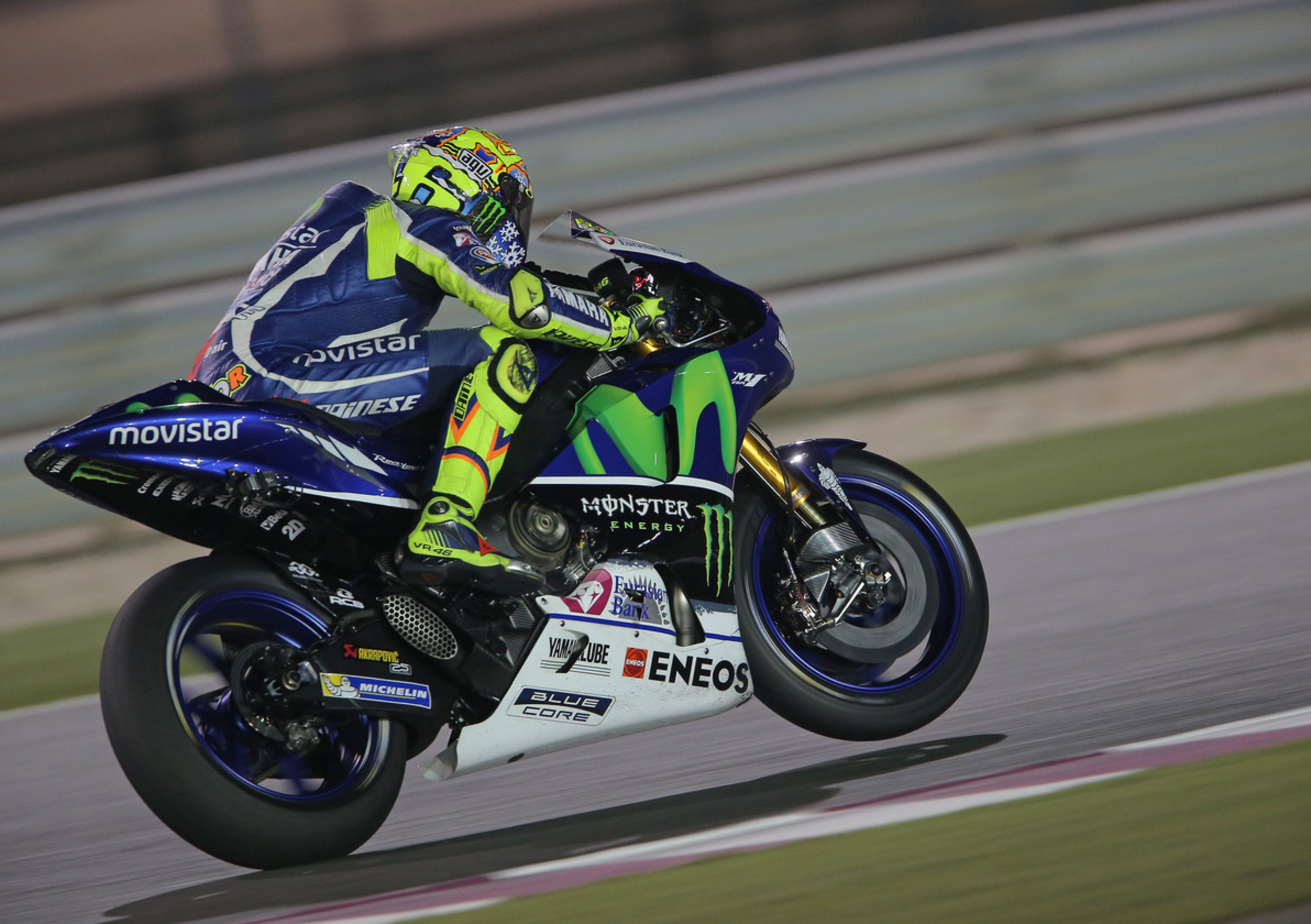 MotoGP. Qatar test, Day3. Rossi: &quot;Passo gara simile a Lorenzo&quot;