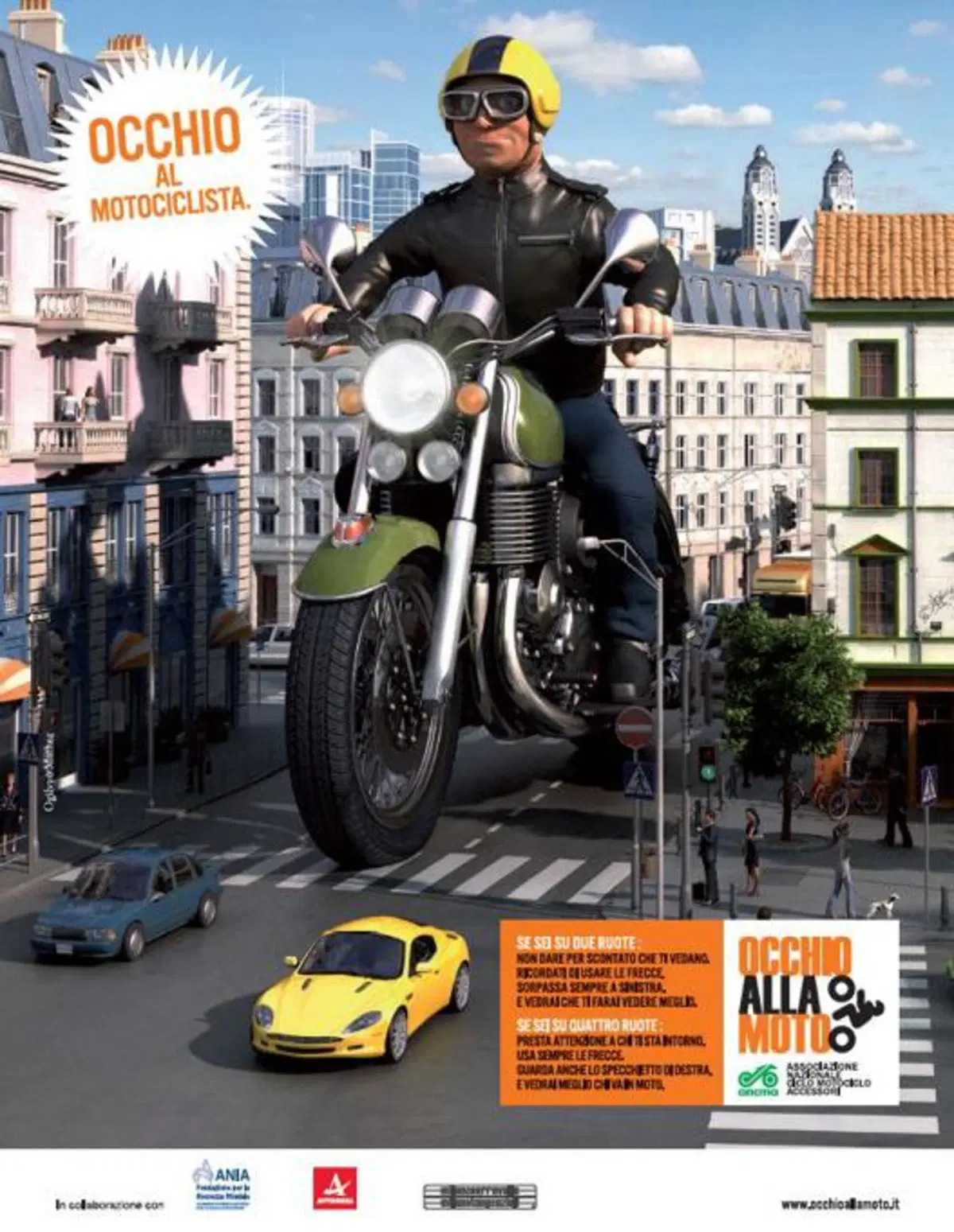 "Occhio alla moto". Campagna ANCMA per la sicurezza stradale (2)