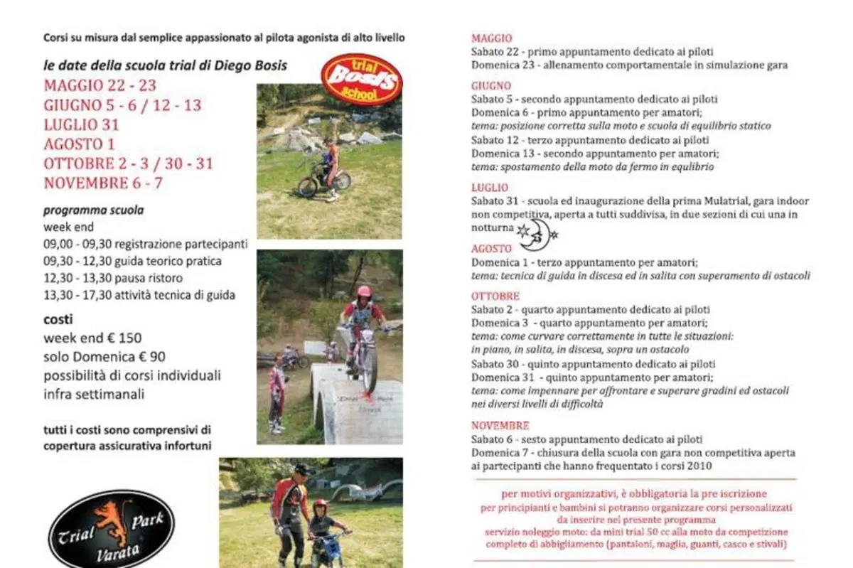 Programma della Bosis Trial School (2)