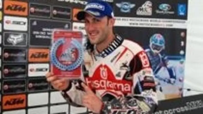 MX3. Alex Salvini vince in Grecia con l'Husqvarna e guida il Mondiale
