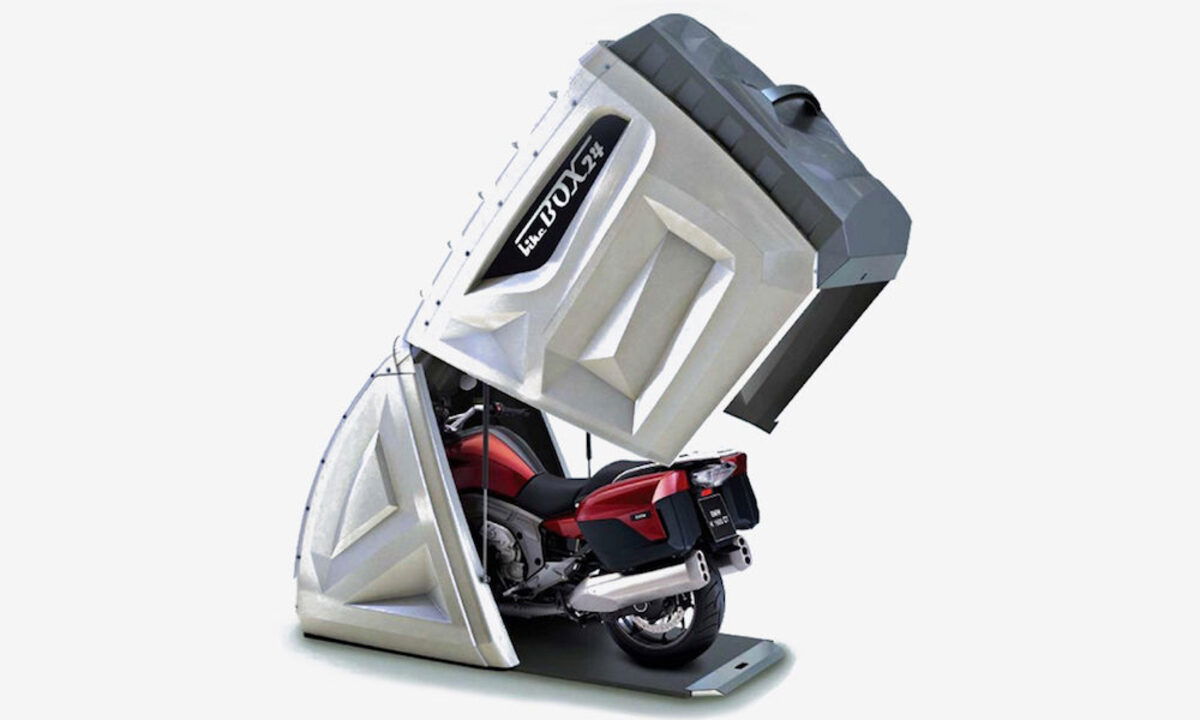 BikeBox 24 il box a scrigno anche con ruote e gancio di traino Love2Drive Moto