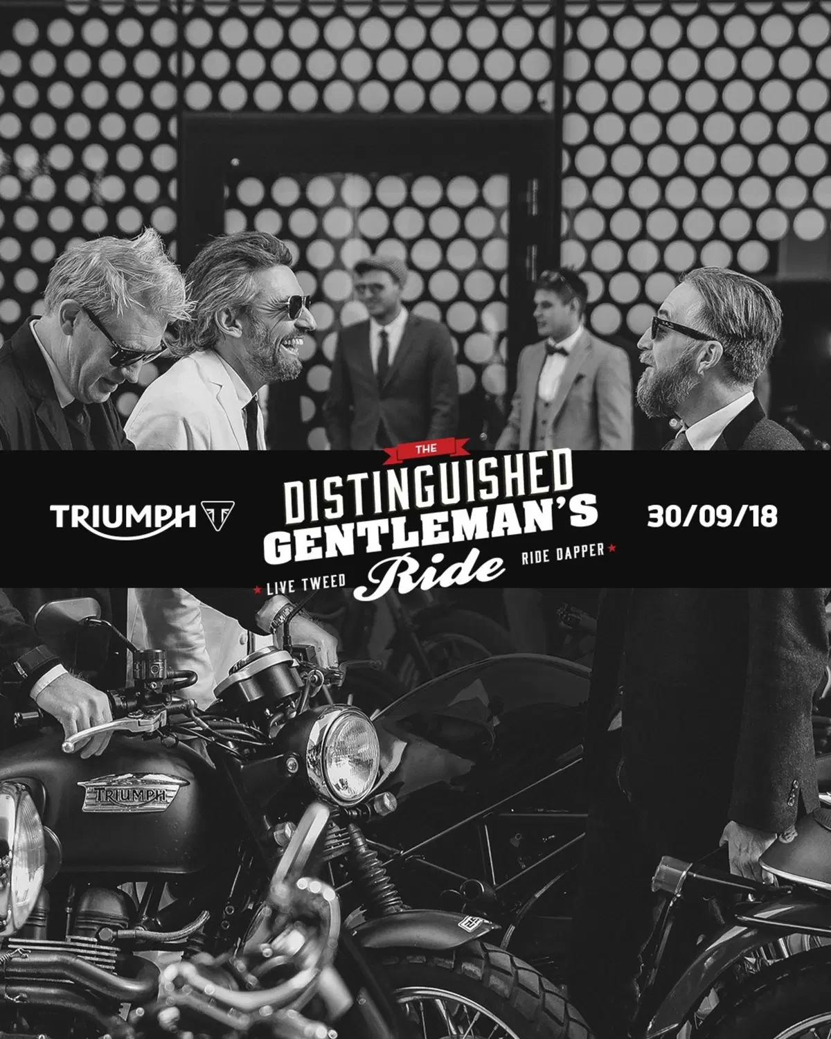 Distinguished Gentleman’s Ride: Moto.it e Triumph insieme per beneficenza