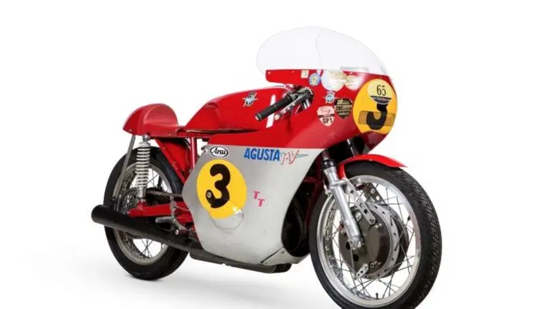 MV Agusta, all&rsquo;asta la leggendaria "3 cilindri" che corse nel 1973