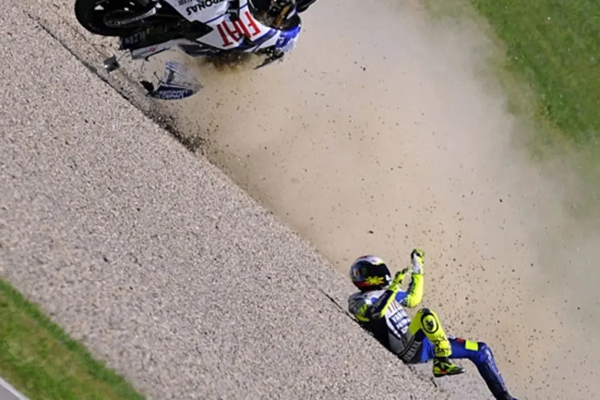 Valentino Rossi. Il secondo intervento alla gamba è andato bene