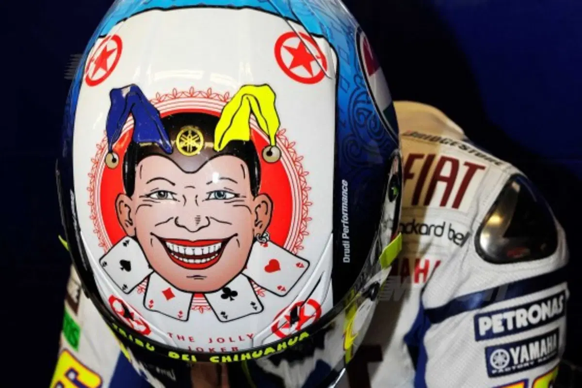Il casco AGV di Vale, quando il Jolly non basta (2)
