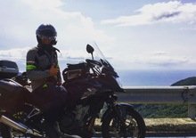 Dal Rosa al Blu: “diario di bordo di un giovane motociclista”