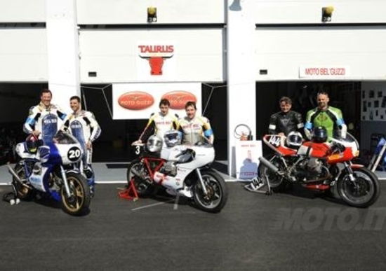 Moto Guzzi d’epoca sul circuito di Spa