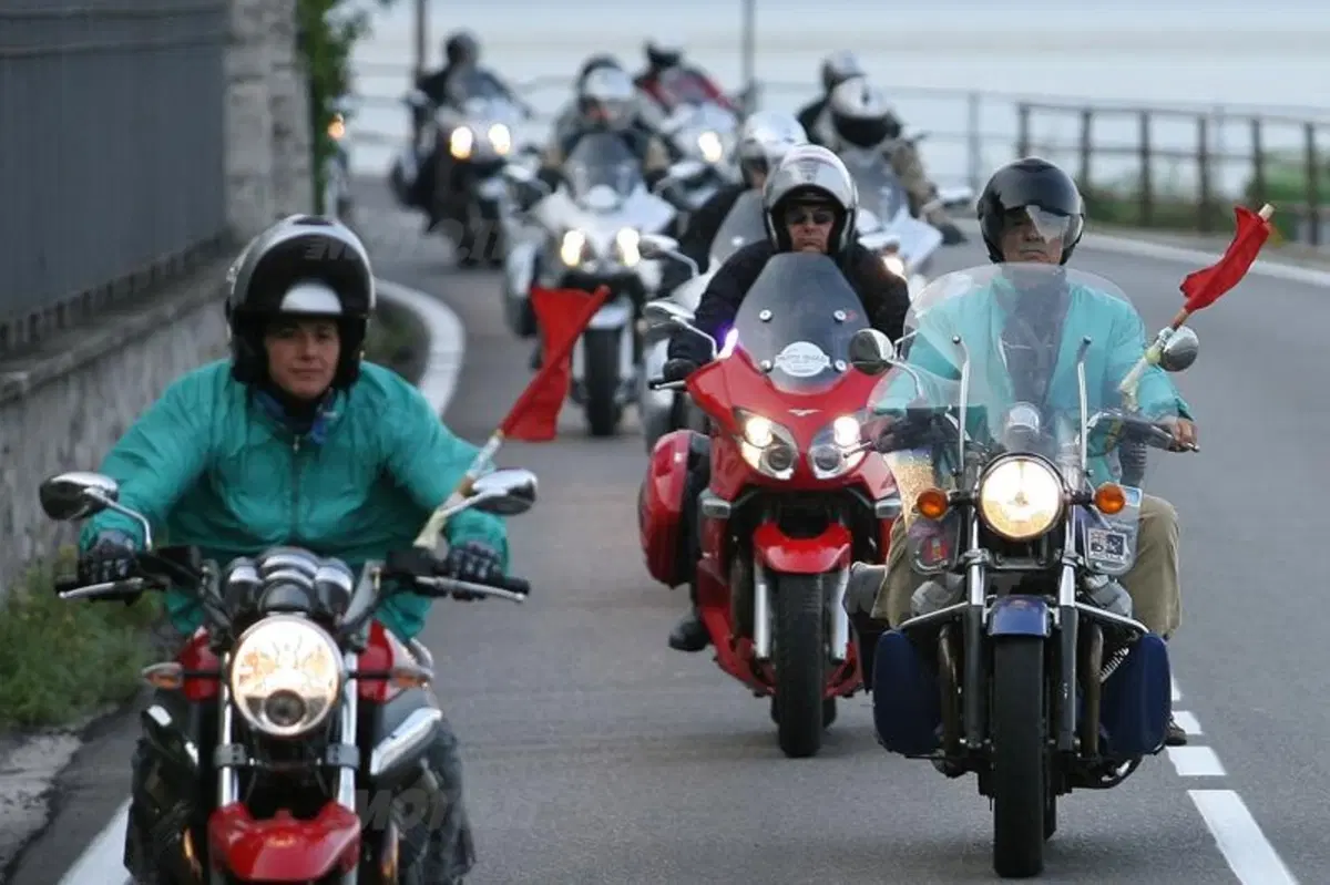Moto Guzzi d’epoca sul circuito di Spa