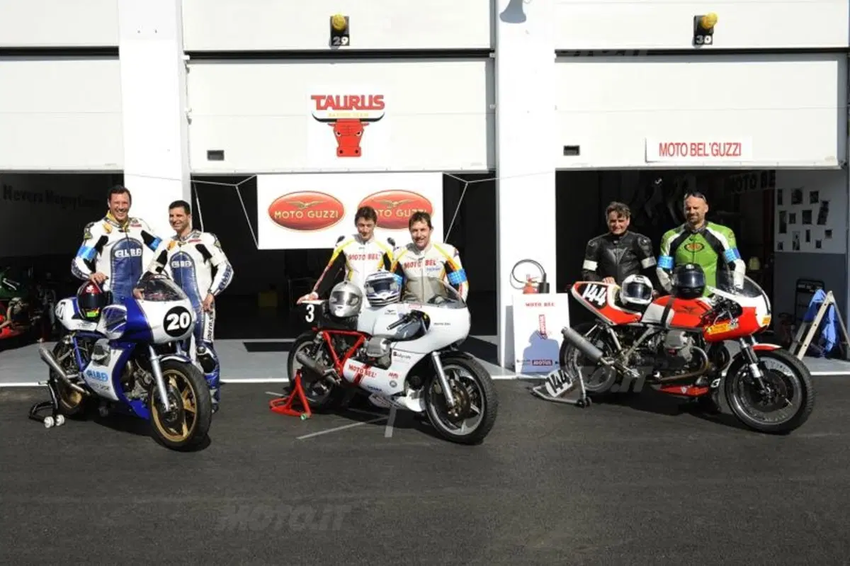Moto Guzzi d’epoca sul circuito di Spa (2)