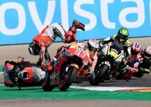 MotoGP 2018. Lorenzo: Sono caduto per colpa di Márquez