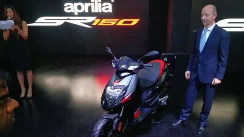 L'Aprilia SR 150 costruito in India