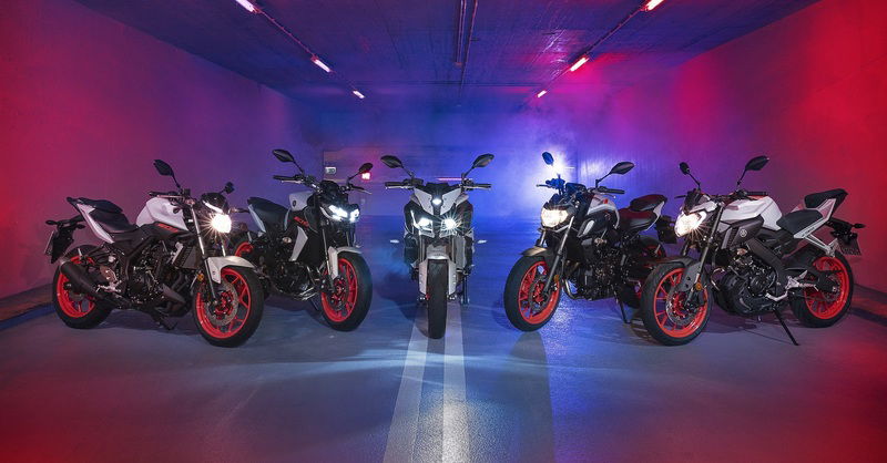 Yamaha MT-09, MT-07, MT-10, MT-125 2019: nuova colorazione Ice Fluo