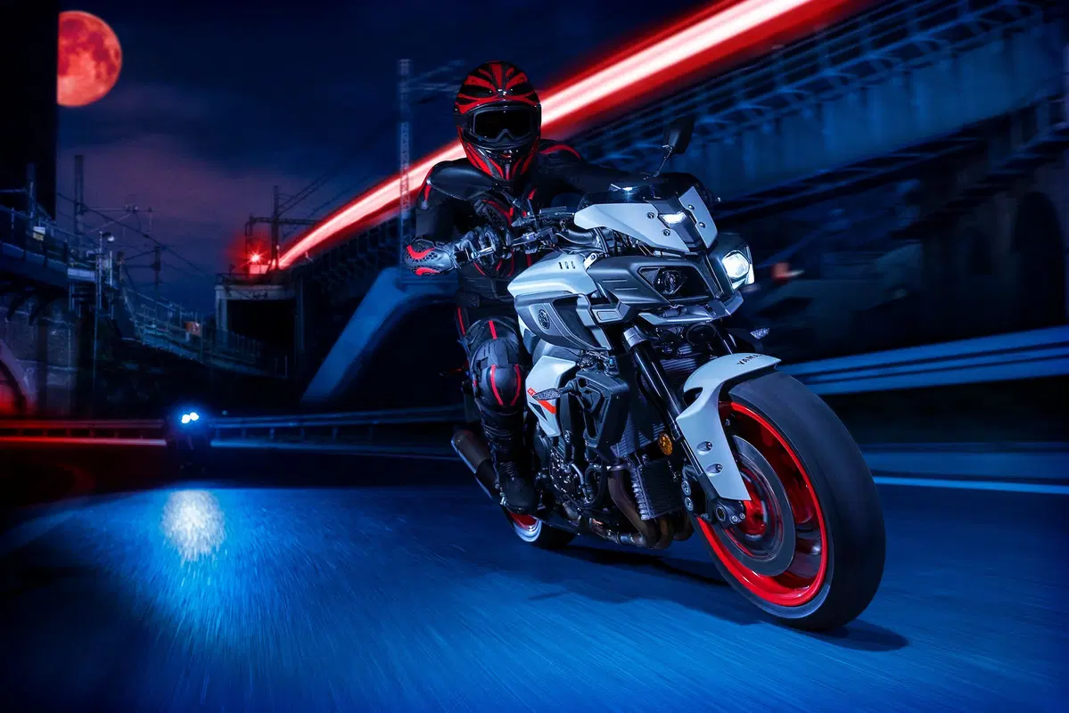 Yamaha MT-09, MT-07, MT-10, MT-125 2019: nuova colorazione Ice Fluo (4)