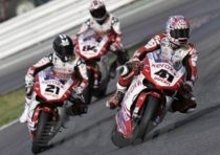 Il Team Ducati ha finito i test in pista con Haga, Fabrizio e Bayliss