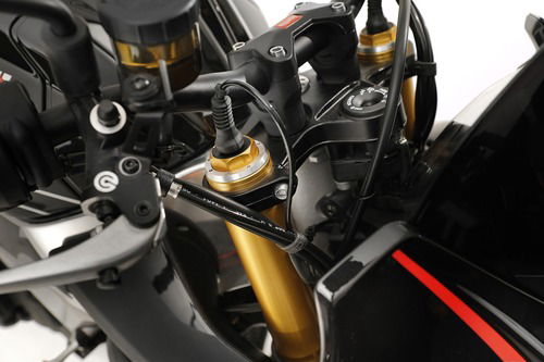 Aprilia Tuono V4 1100 RR E Factory 2019, con le Öhlins semiattive (4)