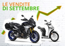 Mercato settembre: segna un +6,7%. Anche il 2018 cresce grazie alle moto. Le Top 100