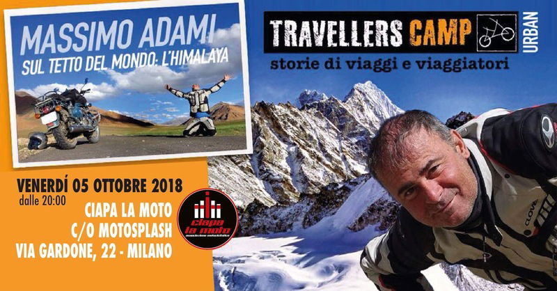 Massimo Adami e l&#039;Himalaya venerd&igrave; da Ciapa la Moto