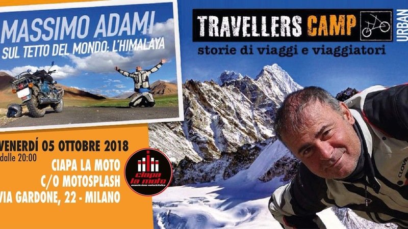 Massimo Adami e l&#039;Himalaya venerd&igrave; da Ciapa la Moto