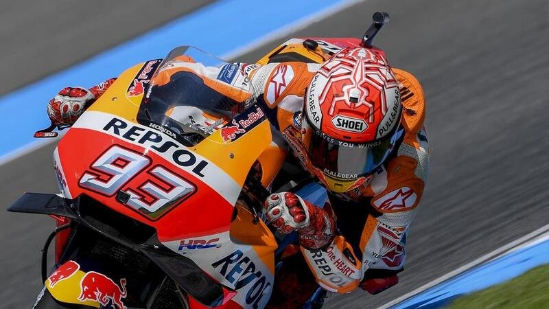 MotoGP 2018. Marquez in pole nel GP di Thailandia