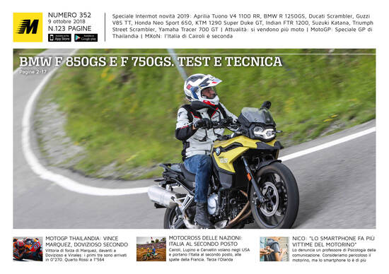 Magazine n° 352, scarica e leggi il meglio di Moto.it 