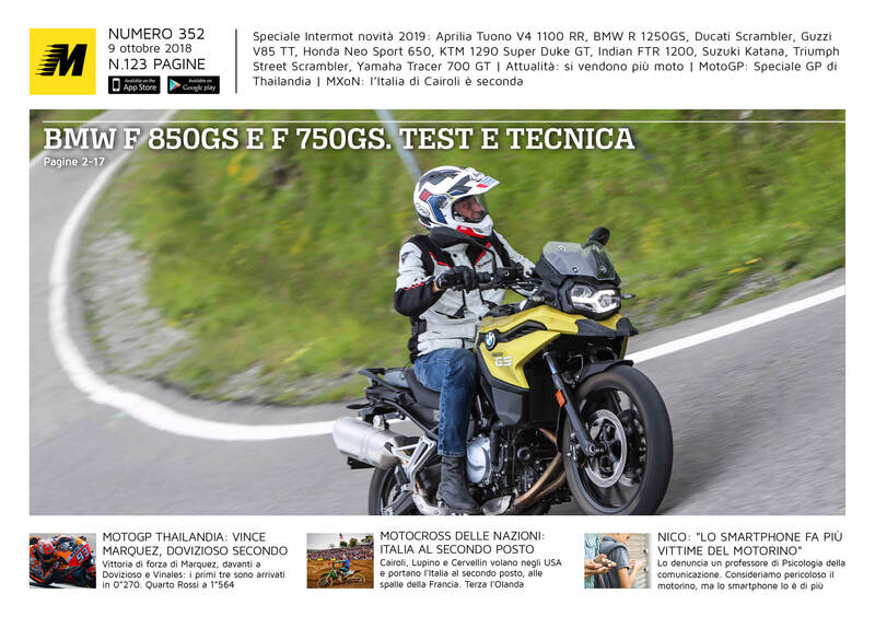 Magazine n&deg; 352, scarica e leggi il meglio di Moto.it 